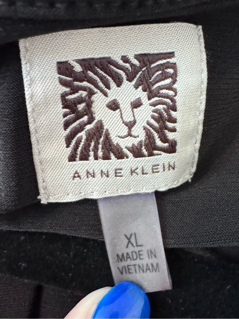 Anne Klein Printed Faux Wrap Top - Picture 8 of 8